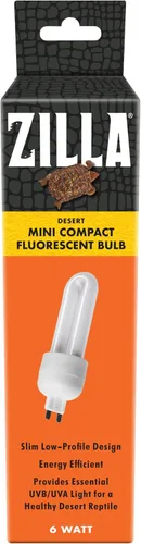 Vista 2 de Zilla Mini bombilla fluorescente compacta UVB, desierto, tamaño único