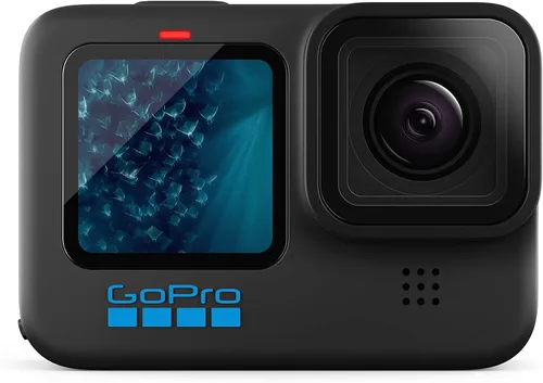 Vista 2 de Paquete GoPro HERO11 Black - Incluye cámara HERO11 Black, diadema + QuickClip y batería Enduro (total de 2)