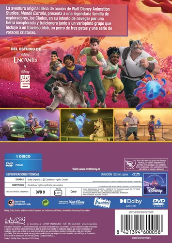 Vista 2 de Mundo extraño - Strange World (Non USA forma)