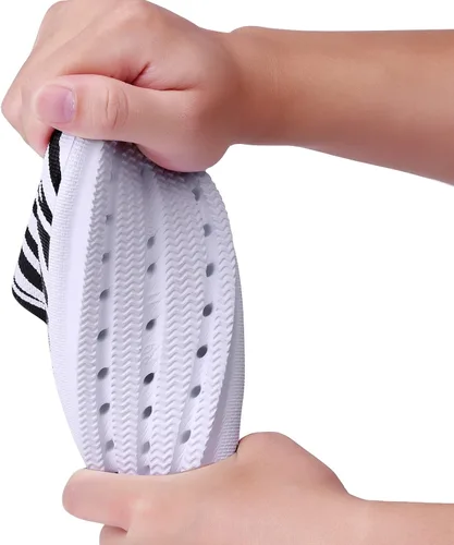 Vista 8 de FJPTREN Zapatos de nube para niños y niñas, sandalias acolchadas antideslizantes, zapatos de ducha ligeros, plataforma para niños, suela gruesa