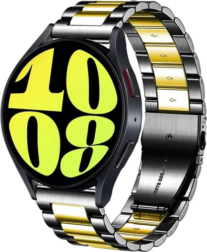 Vista 20 de DEALELE - Correas compatibles con Samsung Galaxy Watch 7 / FE / 6/6 Classic / 5/5 Pro / 4/4 Classic/Galaxy 3 de 41 mm, correa de repuesto de metal