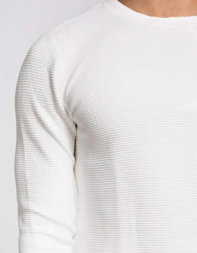 Vista 3 de Place and Street - Conjunto de ropa interior térmica de algodón para hombre camisa y pantalones largos interiores