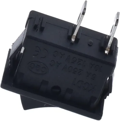 Vista 5 de Interruptor basculante 10 unids KCD1-101 Interruptor de encendido basculante 6A250V 10A125V Interruptor de botón SKPT 2 pies 0.591 * 0.827 in