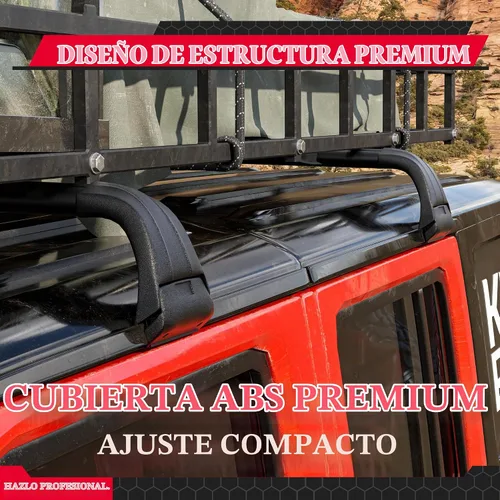 Vista 5 de KitsPro Barras transversales para portaequipajes de techo de 260 libras para Jeep Wrangler 2007-2026 y Gladiator 2020-2026 - Barras transversales