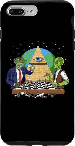 Vista 12 de Funda para iPhone 14 Pro Alien Illuminati Conspiracy Theory All Seeing Eye Aliens
