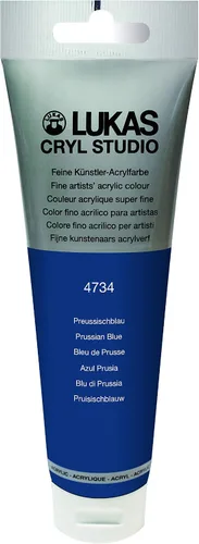 Vista 24 de Lukas CRYL Studio Artist - Pintura acrílica para artistas, Alizarín Carmesí, tubo de 125 ml - Pinturas acrílicas de alto pigmento para pintura