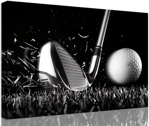 Vista 41 de chenchenArt Augusta - Arte de pared para campo de golf nacional Augusta, campo de golf de 12 hoyos, arte de pared para sala de estar, dormitorio