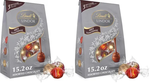 Vista 31 de Lindt Lindor - Trufas de chocolate extra oscuro 60 %, caramelo de chocolate negro con centro de trufa suave y derretida, ideal para regalar, 5.1