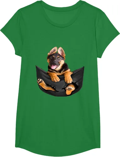 Vista 80 de Dog Lovers Gifts - Camiseta divertida con cara de perro con bolsillo, Negro, S