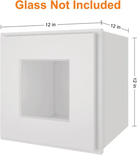 Vista 3 de LOVMOR Armarios de pared, botiquines con puertas de cierre suave, muebles decorativos para salas de estar, dormitorios, cocinas, lavanderías, gris