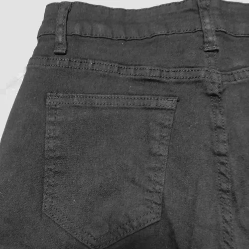 Vista 5 de Andongnywell - Pantalones de mezclilla ajustados para mujer, talla grande, elásticos, desgastados, rasgados, cintura alta, con agujeros destruidos
