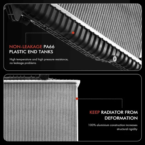 Vista 4 de Radiador de aluminio para automóvil, radiadores de rendimiento de motor de repuesto automotriz, radiador de transmisión para Accord 2.4L GAS