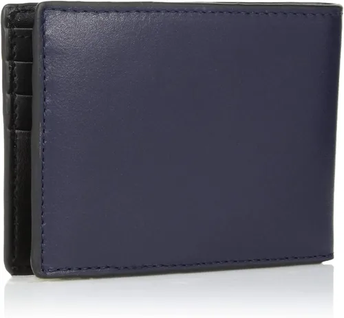 Vista 2 de Calvin Klein - Cartera para hombre con logo grande en relieve
