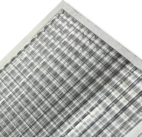 Vista 11 de KASTLITE Para-Lite - 2 cubiertas de luz de techo parabólicas - Difusor de lámpara superior de comodidad visual - Paneles de 23.7 x 47.7 pulgadas