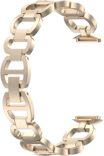 Vista 3 de Compatible con Fitbit Luxe Band ajustable de acero inoxidable Parker Link pulseras de repuesto elegantes correas elegantes para accesorios de lujo