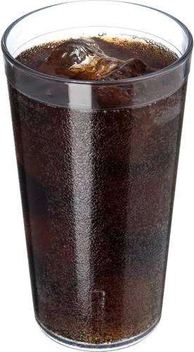 Vista 3 de Carlisle FoodService Products Vaso apilable con exterior de guijarros para cocina, restaurantes y comida rápida, plástico, 16 onzas, transparente