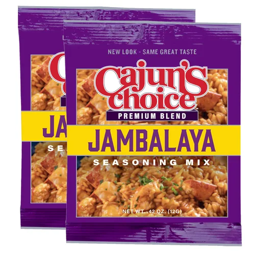 Vista 9 de Cajun's Choice - Mezcla de condimentos de camarones cajún, paquete de 2 unidades, totalmente natural, sin gluten, auténtica especia de Luisiana