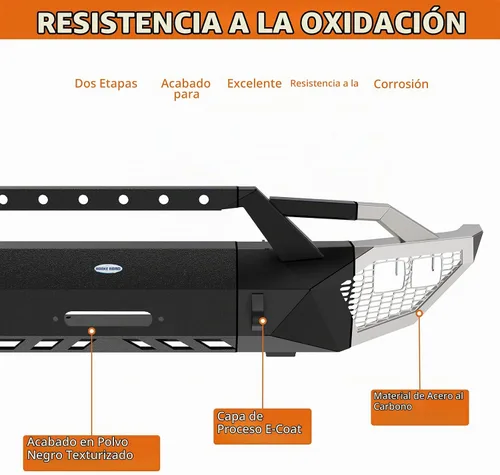 Vista 8 de Hooke Road Parachoques delantero de acero con winchi para Tundra de Toyota 2014 2015 2016 2017 2018 2019 2020 2021