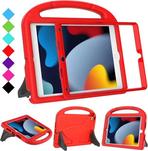 Vista 11 de Funda para niños para iPad 10.2 y 10.5, iPad de 9ª/8ª/7ª generación de 10.2 pulgadas 2021 2020 2019 con protector de pantalla, iPad Air 3ª Negro