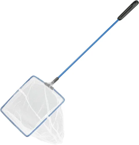 Vista 10 de AQUANEAT Aquarium Fish Net, Small Fish Tank Cleaning Net, Food Wastes Skimmer for Small Ponds and Pools