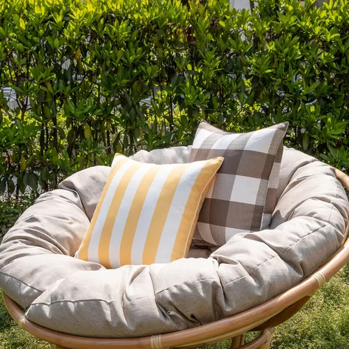 Vista 7 de MIULEE 24 x 24 rellenos de almohada para exteriores, juego de 2 almohadas resistentes al agua de alta calidad, relleno de espuma viscoelástica