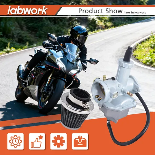 Vista 2 de labwork Repuesto de carburador PZ26 de 1.024 in para CB125 CRF150 XL125S XR Reemplazo para TRX250 250EX XR100 XR100R Recon 125cc y ATC185 ATC185S