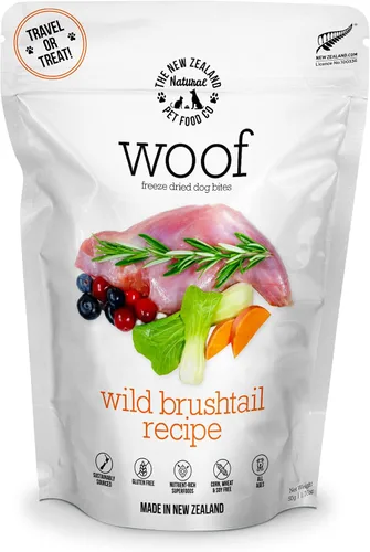 Vista 16 de The New Zealand Natural Pet Food Co Woof Alimento Liofilizado para Perros - Venado Salvaje, Alto en Proteínas, Complemento Alimenticio y Golosinas