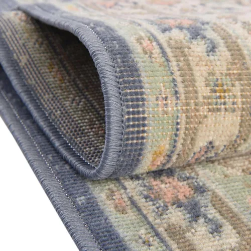 Vista 6 de Unique Loom Whitney Collection - Alfombra de área Milano (2 pies x 6 pies 1 pulgada, multiazul)