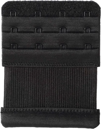 Vista 4 de Extensores de brasier, 4 ganchos, elástico, extensión, cómodo, paquete de 3