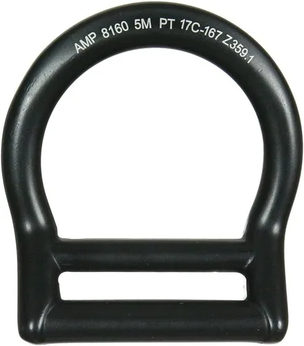 Vista 2 de Fusion Climb FP-8160-2-BLK-5P Anillos en D (paquete de 5), negro, talla única