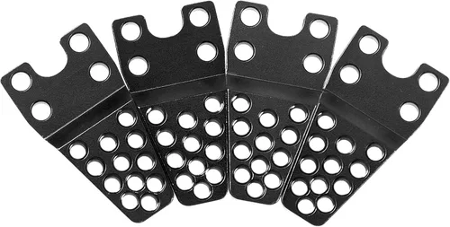Vista 5 de 4 piezas de amortiguador de choque de metal para coche RC ShareGoo, ajustable en altura y ángulo, soporte de suspensión, kit de elevación Negro