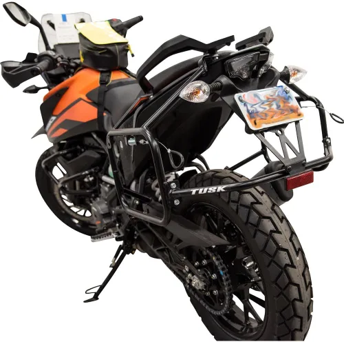 Vista 6 de Tusk Sistema de montaje de equipaje de aventura para bolsas blandas y cajas de alforjas duras compatible con KTM 390 Adventure SW 2023-2024/390
