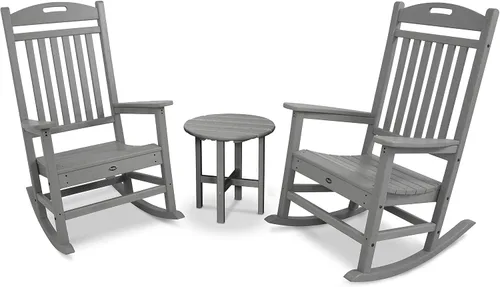 Vista 7 de Trex Polywood - Juego de 3 piezas para muebles de exterior, color negro carbón Negro (Charcoal Black)