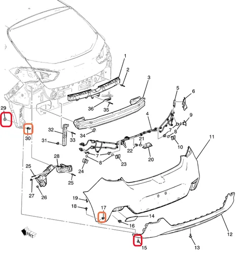 Vista 6 de Rexka 10 juegos de tuercas de tornillo para guardabarros 11548270 compatibles con GM Chevrolet Camaro Colorado Cruze Equinox Impala Malibu Traverse
