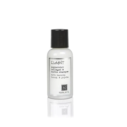 Vista 11 de Nabila K Champú de colágeno y biotina, 2.4 onzas - Botanical Best - Aloe Vera y romero - Limpiador, hidratante, seguro para el color, sin sulfatos