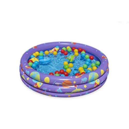 Vista 11 de Bestway Piscina Hinchable Infantil 3 Aros con Bolas 102x25 cm +2 Años Interior y Jardin 52466