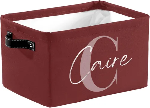 Vista 17 de Cesta de regalo personalizada con nombre, caja de juguetes de almacenamiento personalizada para niños, organizador de cubos de almacenamiento