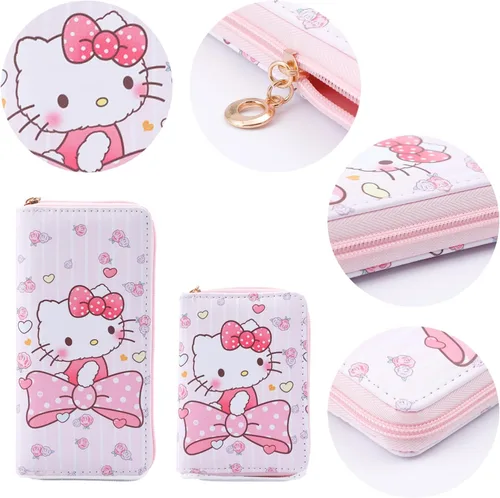 Vista 4 de G-Ahora Cartera de dibujos animados con llavero