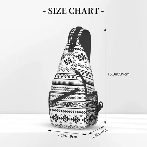 Vista 3 de SURERUIM Bolso bandolera impreso personalizado para mujeres y hombres, mochila cruzada para el hombro, bolsas de pecho, gimnasio, viajes