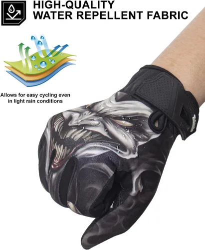Vista 5 de RIGWARL Guantes mejorados de 20 F a 65 F impermeables para clima frío, guantes de invierno para hombres y mujeres con pantalla táctil, guantes
