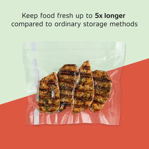 Vista 6 de FoodSaver - Sellador al vacío que ahorra espacio con bolsas y rollo
