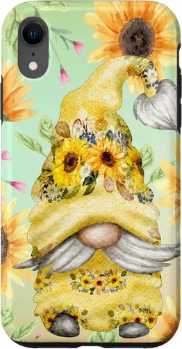 Vista 25 de Sunflower Gnome for Garden Mom Hippies Cute Summer Pattern Case for iPhone 17