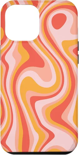 Vista 25 de iPhone 16 Retro Groovy Liquid Swirl Hippie 70's 80's Psychedelic Case
