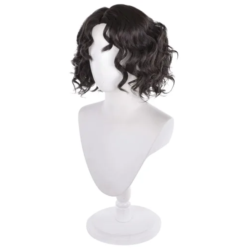 Vista 2 de Soyusunny 70s 80s Short Wigs Kinky Afro Mirabel Cosplay Costume Wig Black