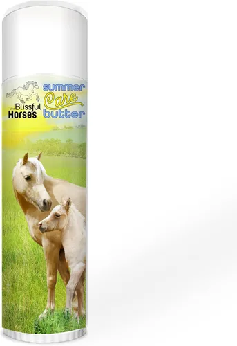 Vista 8 de The Blissful Horses - Mantequilla solar para el cuidado de verano, protector solar suave para caballos, solución de protección solar equina fácil