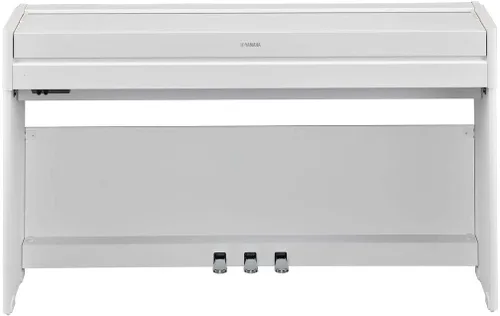Vista 5 de Yamaha YDPS54WH Serie Arius - Piano de consola digital delgado, blanco satinado
