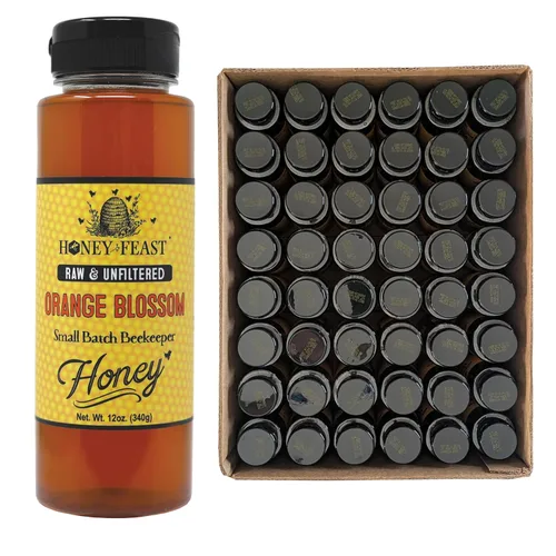 Vista 53 de Honey Feast Flower Powered Allergy Blend 10 veces miel, 12 onzas