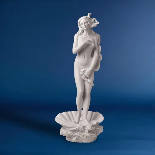 Vista 8 de Escultura de la diosa del nacimiento de Venus de 7.4 x 2.8 pulgadas, arte clásico de resina blanca, decoración del hogar y la oficina, para boda
