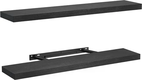Vista 12 de AMADA HOMEFURNISHING Estantes flotantes montados en la pared, estantes de pared de 15 x 7 pulgadas para baño, dormitorio, sala de estar, estantes