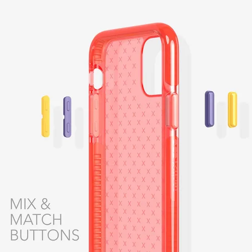 Vista 15 de tech21 Evo Check - Funda para Apple iPhone Coral